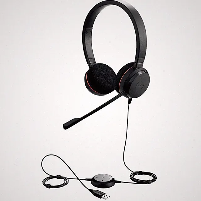 Jabra Evolve 20 On Ear Headset kabelgebunden Stereo Schwarz