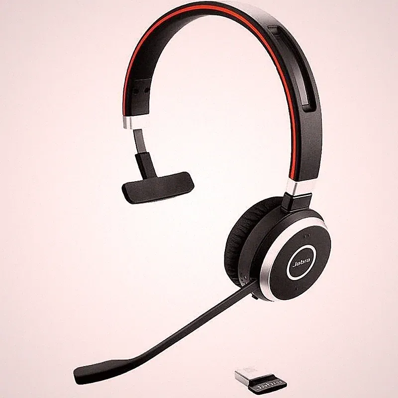 Jabra Evolve 65 SE MS Mono Headset Kopfhörer On-Ear Büro Headset - Sehr Gut