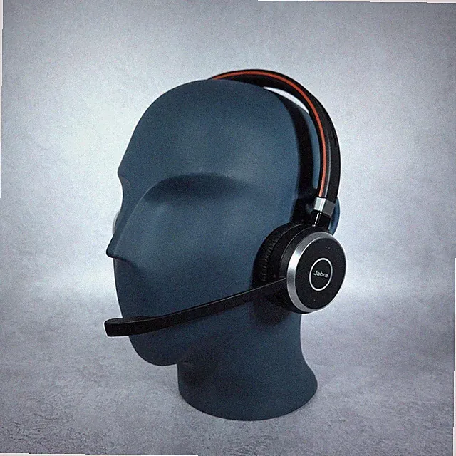 Jabra Evolve 65 Stereo On-Ear Bluetooth Headset Kabellos Duo PC Büro Schwarz