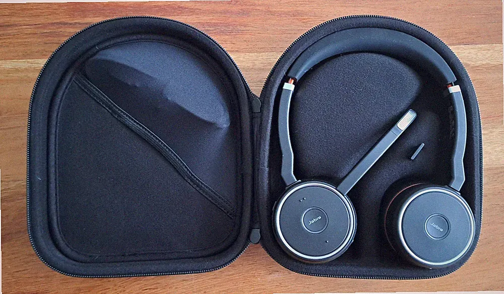 Jabra Evolve 75 SE Stereo On-Ear Kopfhörer - Schwarz (7599-842-109) mit Link380a