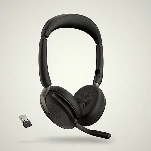 JABRA Evolve2 65 UC Flex Stereo USB-A schwarz Kopfhörer Headset On-Ear ANC NEU