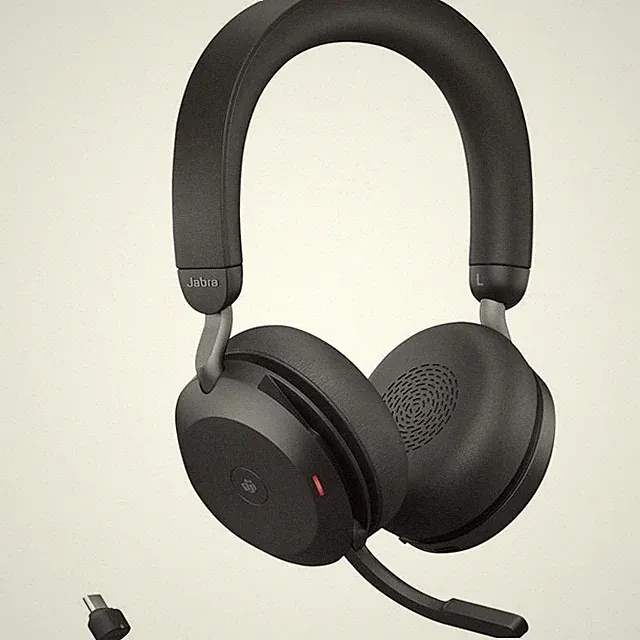 Jabra Evolve2 75 On Ear Headset Bluetooth Telefon schwarz 24h - Wie Neu