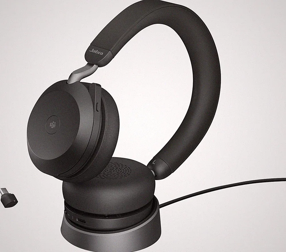 Jabra Evolve2 75 Telefon kabelgebundenes On Ear Headset Kopfhörer