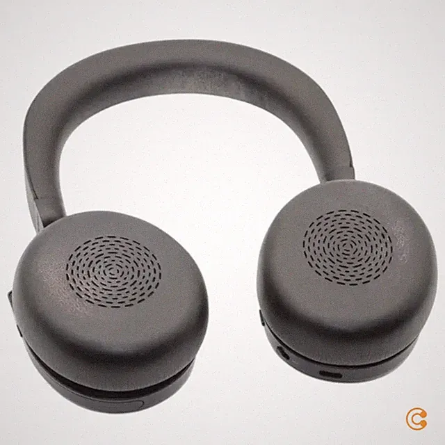 Jabra Evolve2 75 Telefon On Ear Headset Batterieladeanzeige USB SIEHE TEXT/FOTO
