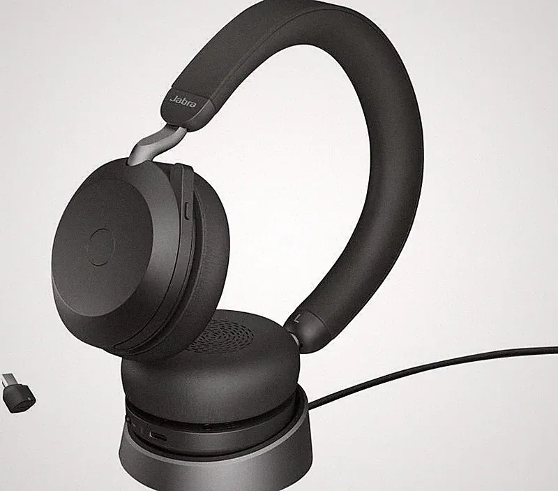Jabra Evolve2 75 Telefon On Ear Headset Kopfhörer kabelgebunden USB - Wie Neu