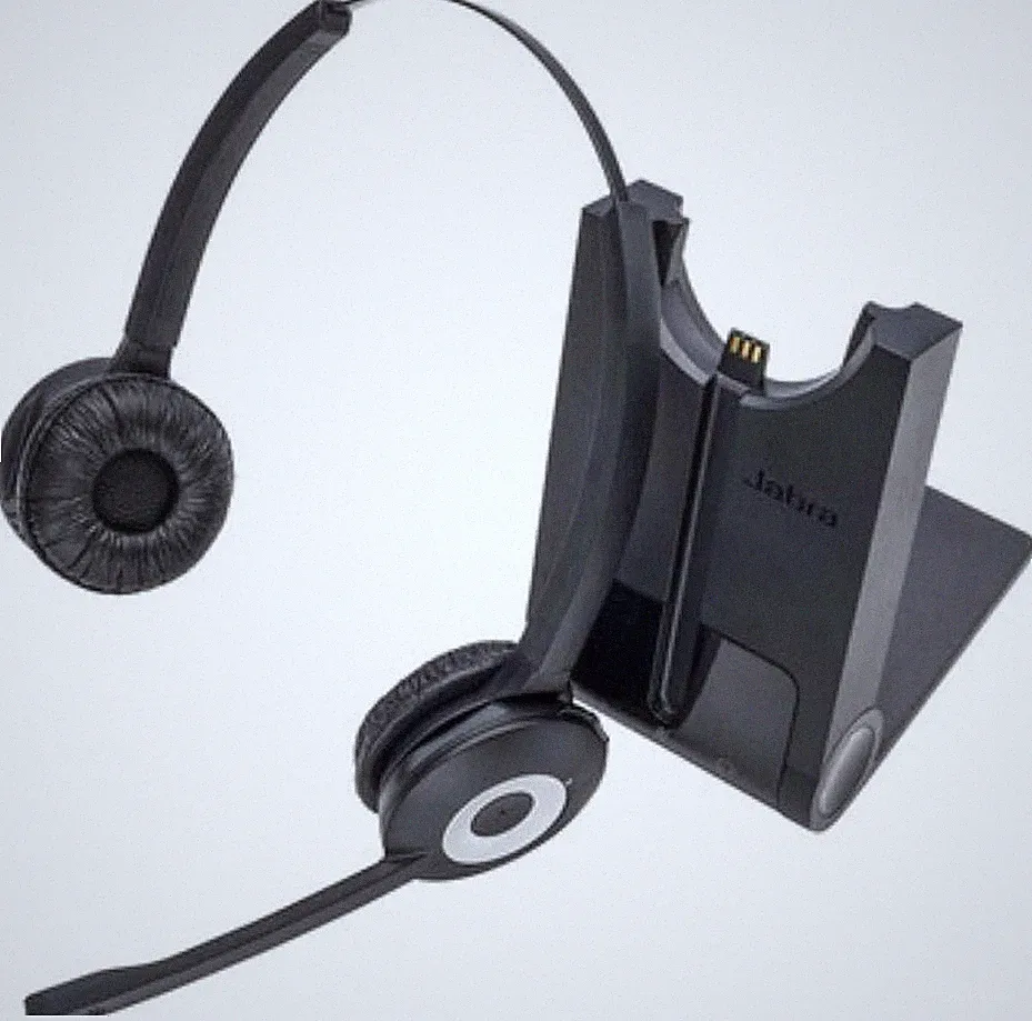 Jabra Pro 920 Duo – Professionelles kabelloses DECT-Headset für Festnetztelefone