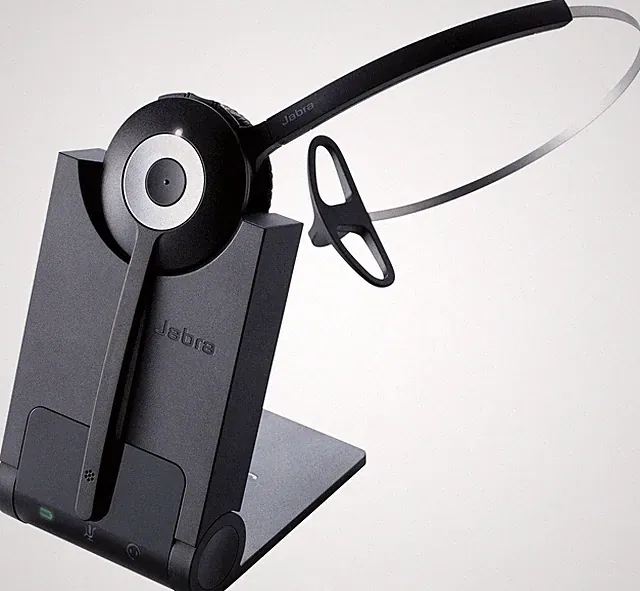 Jabra Pro 920 Mono – Professionelles kabelloses DECT-Headset für Festnetztelefon