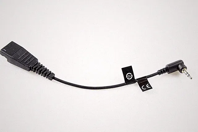 Jabra Verbindungskabel QD auf 2,5 mm Klinke für Headset/Telefon NEUWERTIG
