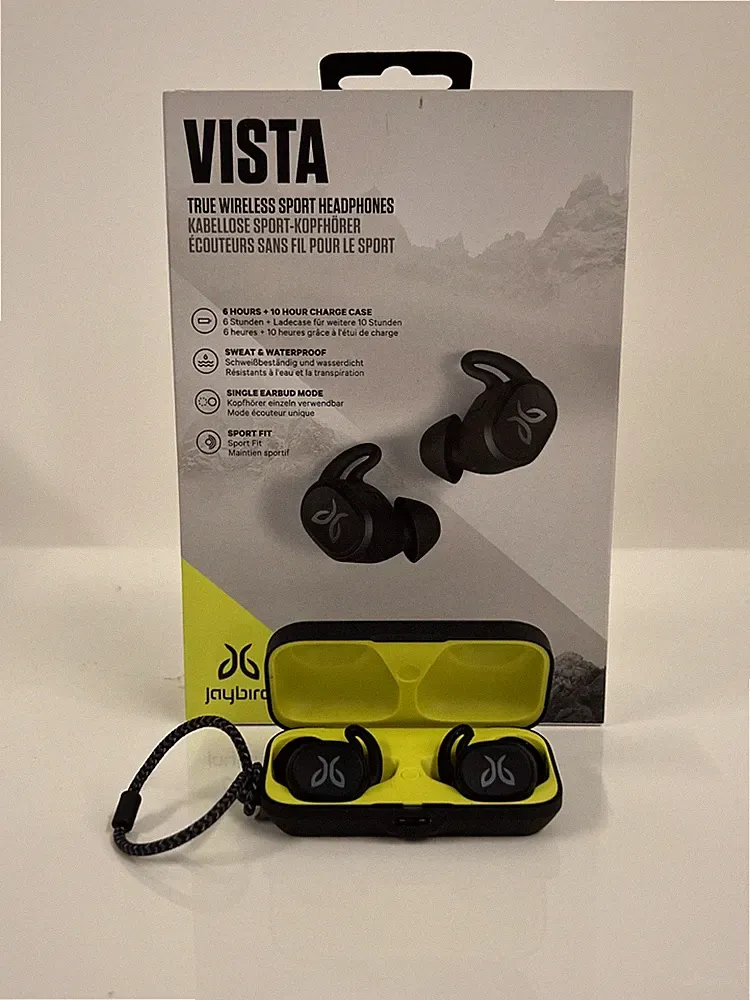 Jaybird Vista Bluetooth Kopfhörer True Wireless IPX7 wasserdicht Schwarz