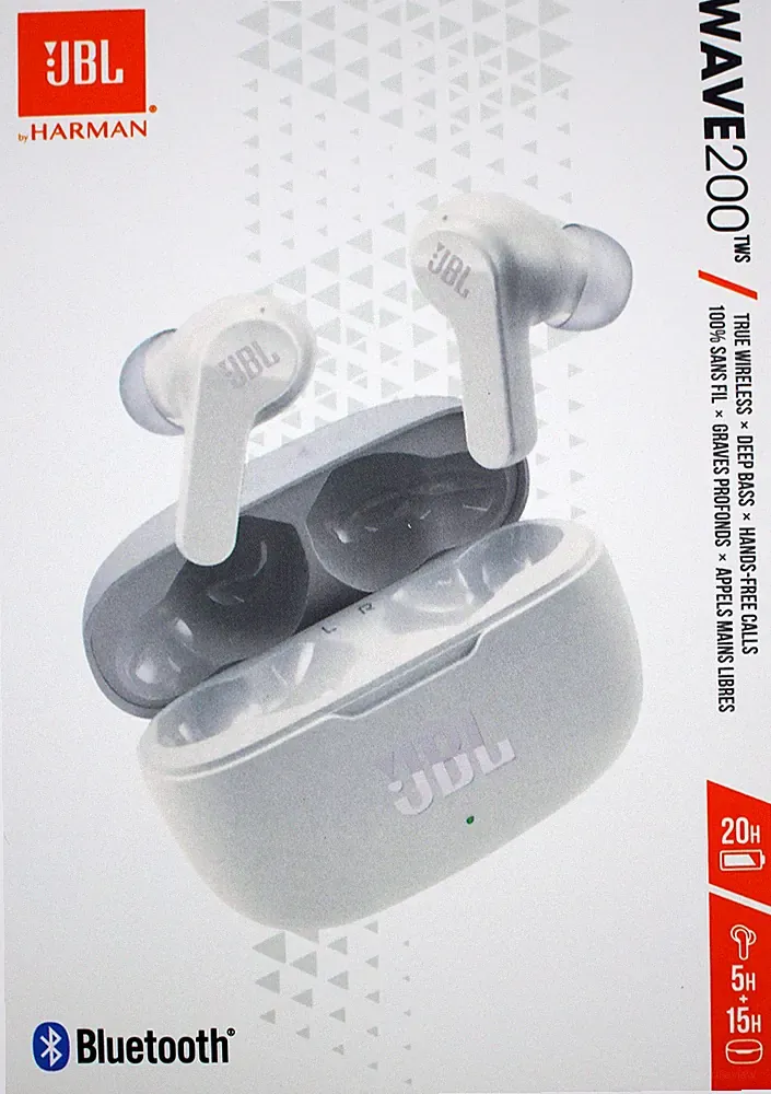 JBL 200TWS Bluetooth Wireless In-Ear-Kopfhörer weiß