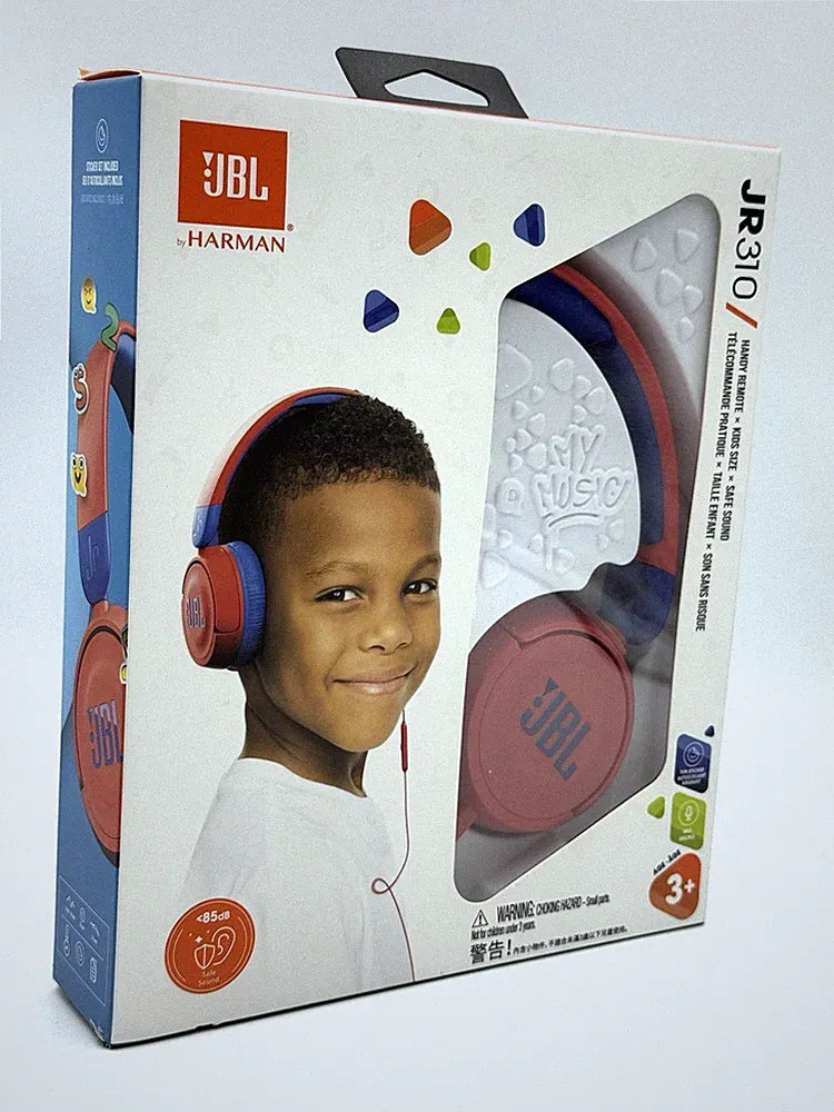 JBL by HARMAN JR310 Kinder On-Ear Kopfhörer rot/blau NEU