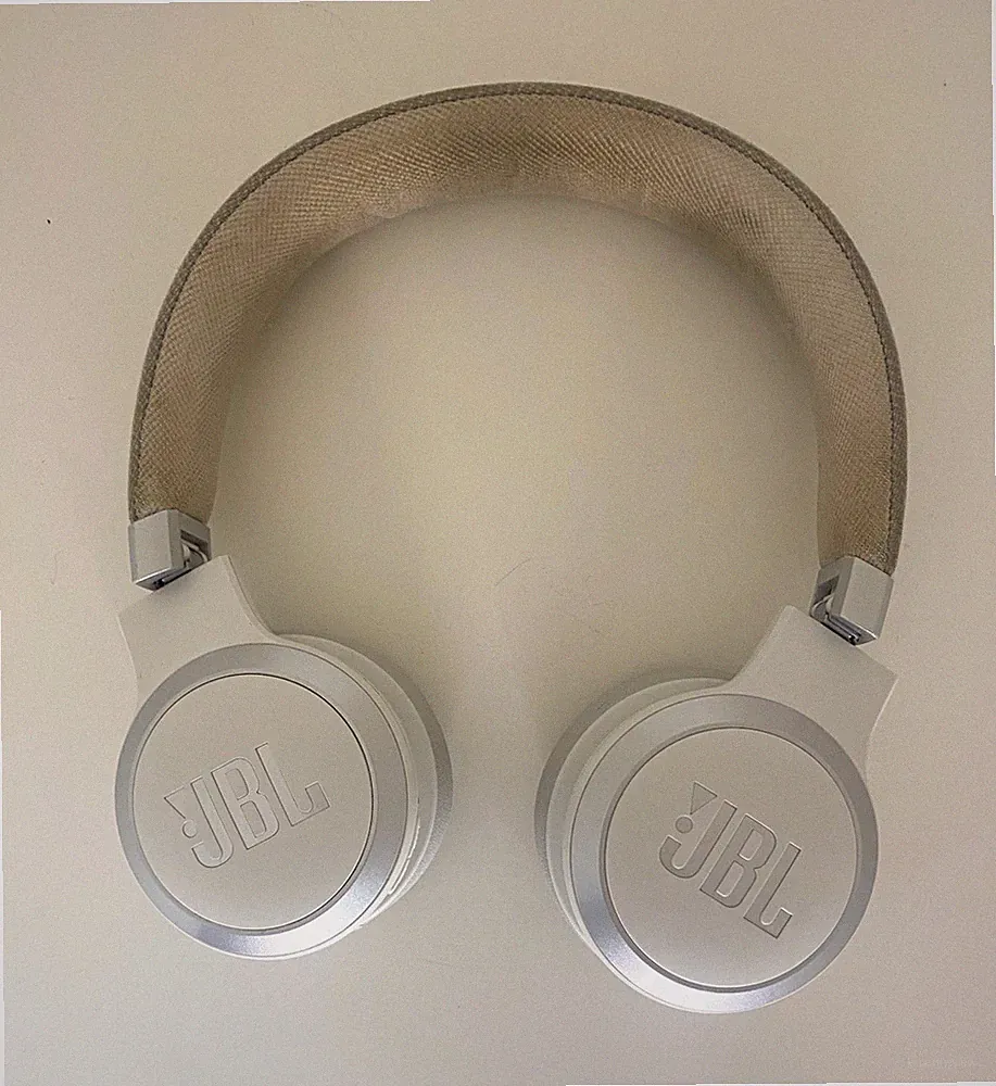 JBL E45BT On-Ear Kopfhörer Bluetooth kabellos mit Mikrofon Weiß/Grau