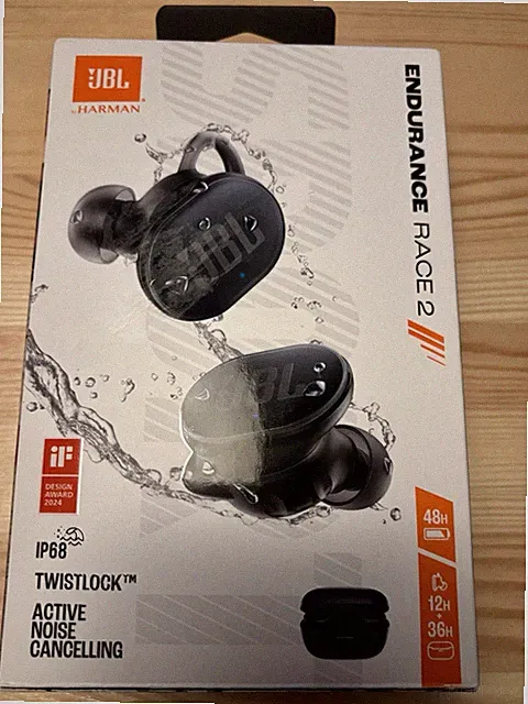JBL Endurance Race 2 True Wireless Bluetooth-In-Ear-Kopfhörer, Schwarz