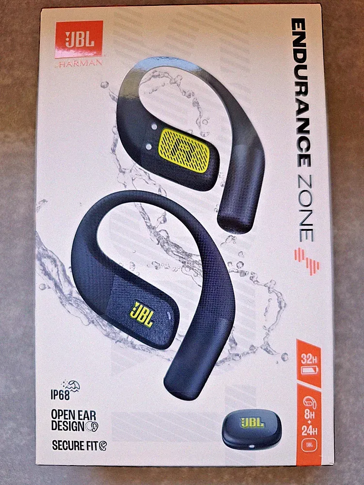 JBL Endurance Zone, Sport Bluetooth In-Ear Ohrbügel Kopfhörer Schwarz/ gelb
