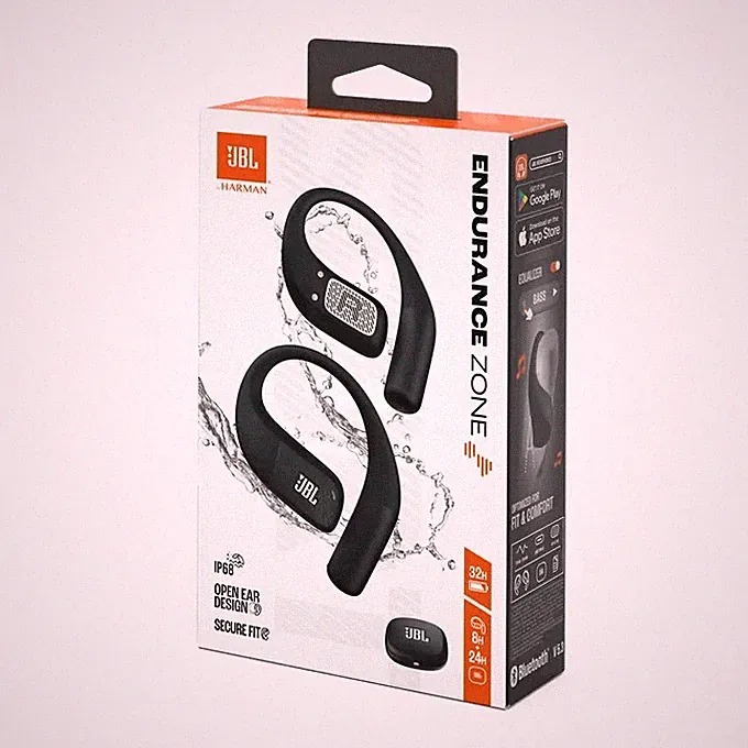 JBL Endurance Zone Sport-Kopfhörer Schwarz/Grau, gebraucht - neuwertiger Zustand