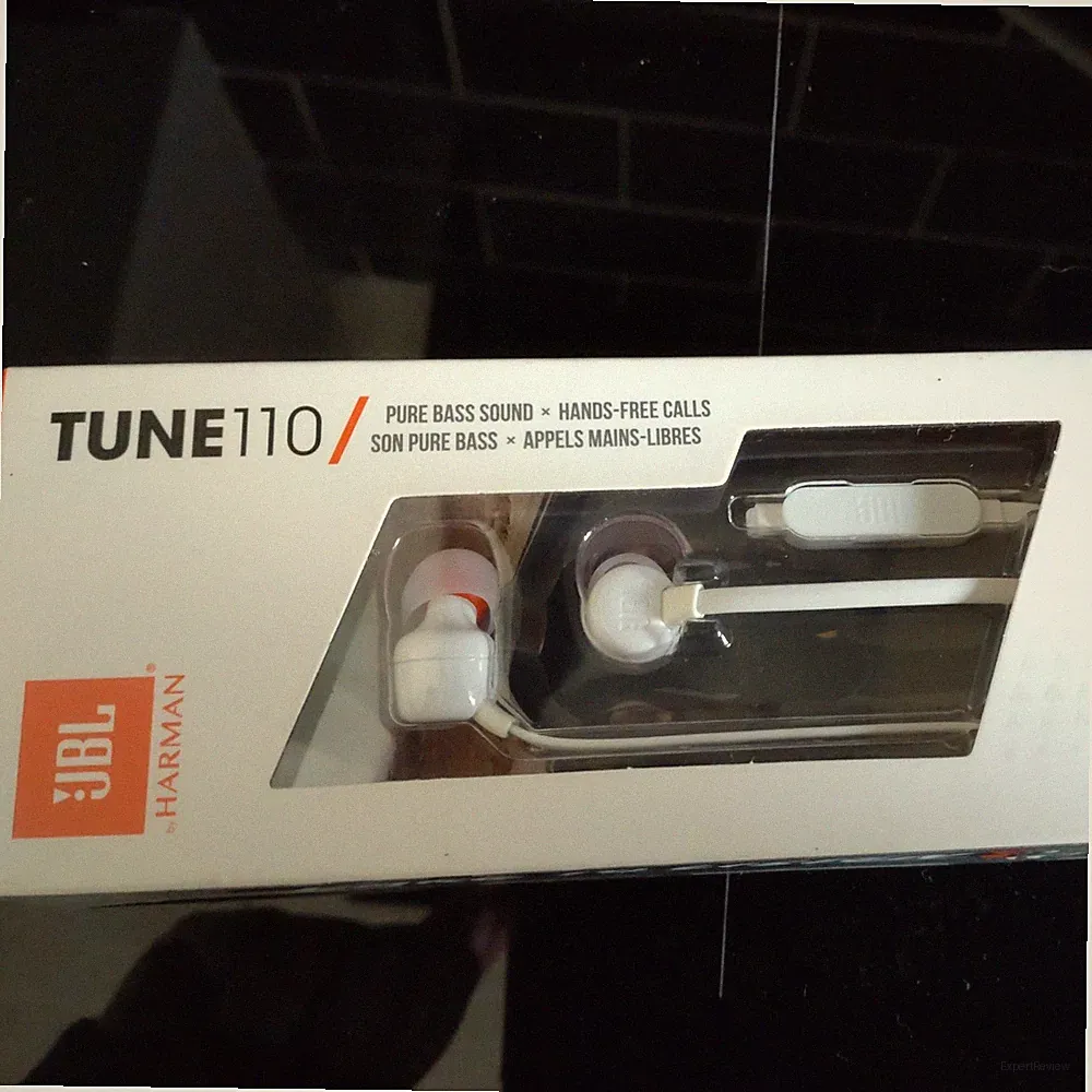 JBL Harman Tune 110 In-Ear Kopfhörer Kabelgebunden Weiß Brandneu Versiegelt