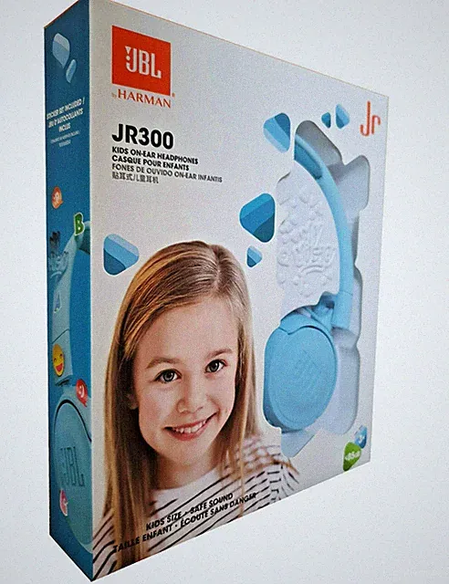 JBL JR300 Over-Ear Kinder 3,5 mm Klinke Kopfhörer | blau