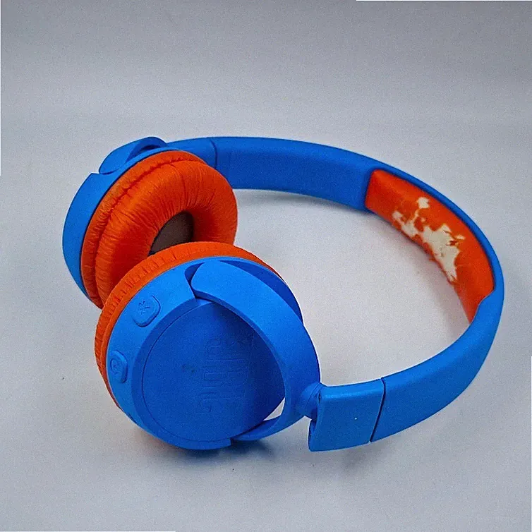 JBL JR300BT Kinder Wireless Bluetooth Kopfhörer On-Ear Headset Blau Orange