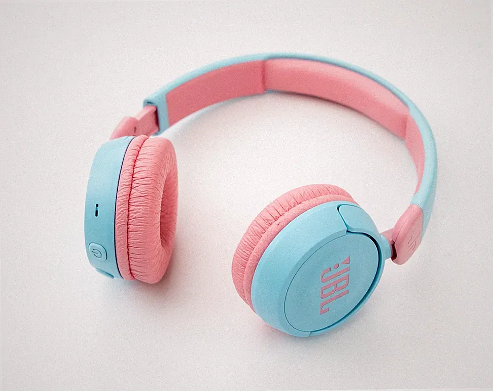 JBL JR310 BT Kinder Bluetooth Kopfhörer On-Ear Kabellos Blau Mikrofon