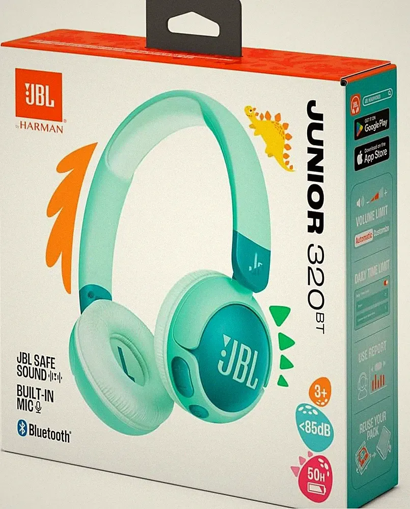 JBL JR320 – kabellose On-Ear-Kopfhörer für Kinder, Bluetooth, grün