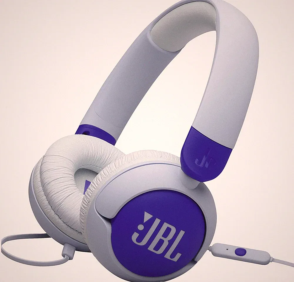 JBL JUNIOR 320 Blau kabelgebundene Kinderkopfhörer mit Mikrofon
