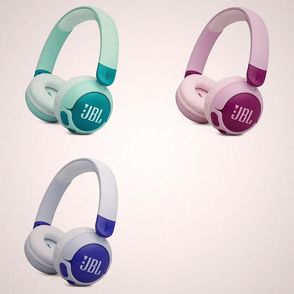 JBL Junior 320BT Kinder Bluetooth Over-Ear Kopfhörer Lautstärkebegrenzung...