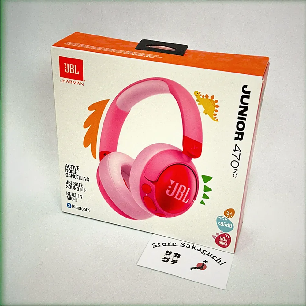 JBL Junior 470NC Kabellose Kinder Kopfhörer - Aktive Geräuschunterdrückung...