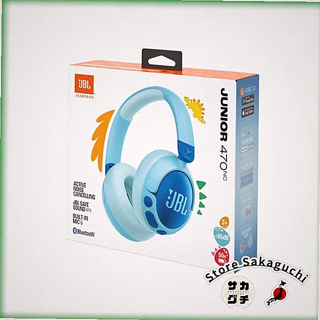 JBL Junior 470NC Kabellose Kinderkopfhörer - Aktive Geräuschunterdrückung...