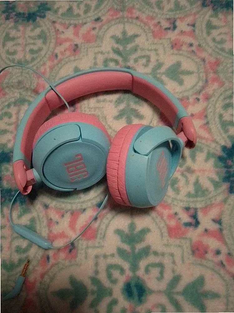 JBL Junior JR310 Kinder Kabelgebunden Over-Ear Kopfhörer Blau/Pink mit Mikrofon