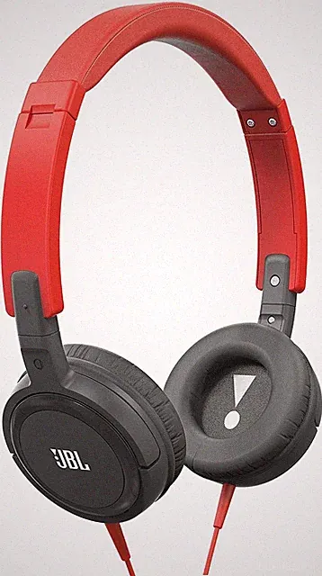 JBL kabelgebundene On-Ear-Kopfhörer 1-Tasten-Fernbedienung & Mikrofon - T300A ro