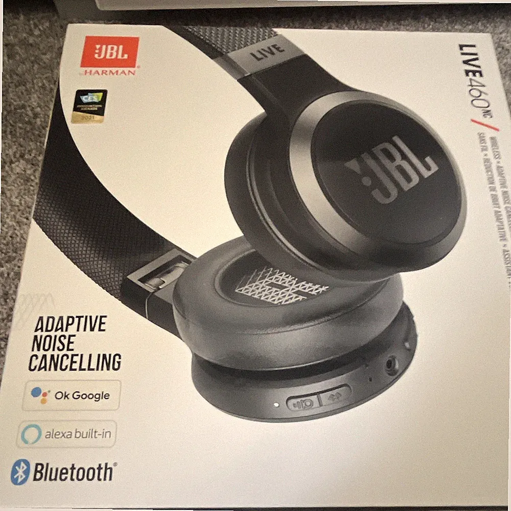 JBL Live 460NC On-Ear Kopfhörer Bluetooth ANC Mikrofon USB-C Schwarz