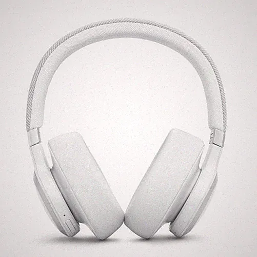 JBL Live 770NC Bluetooth Kopfhörer Noise Cancelling Over-Ear Weiß