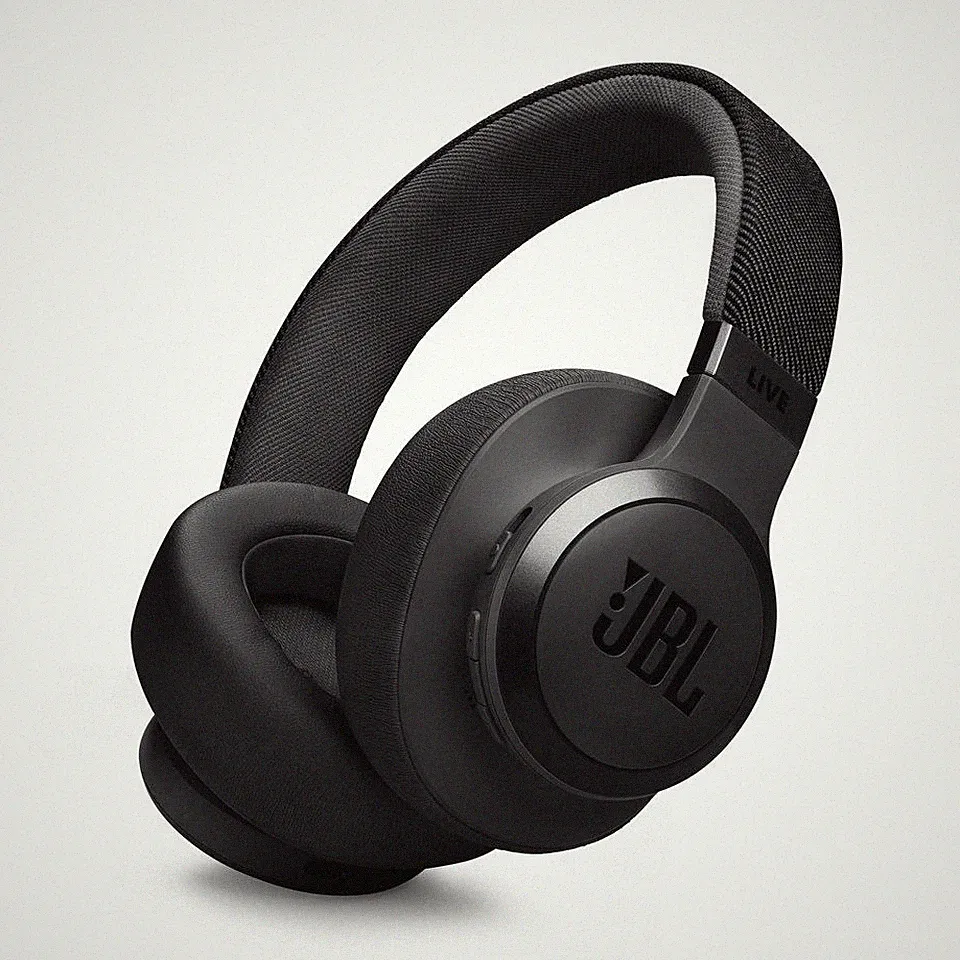 JBL Live 775NC Bluetooth Over-Ear Kopfhörer ANC Schwarz Wie Neu OVP