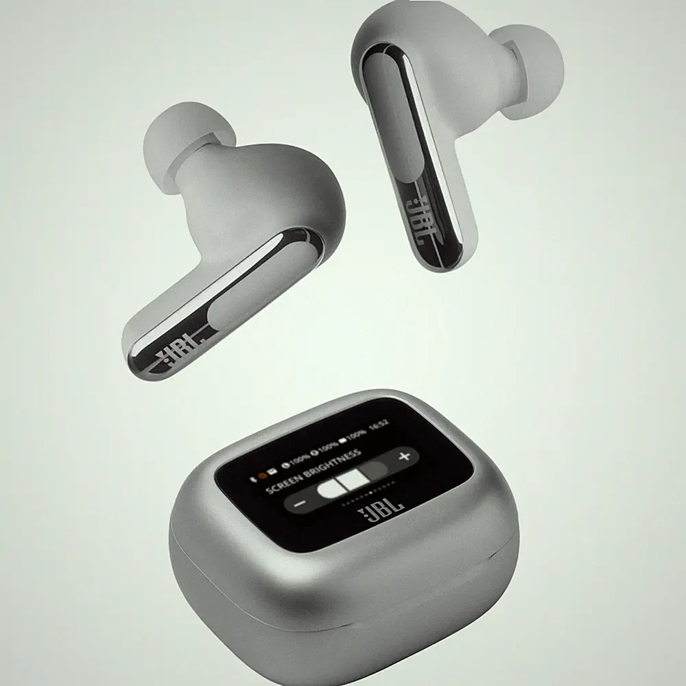 JBL Live Beam 3 TWS In-Ear Kopfhörer ANC Smart Case 48h Bluetooth Silber