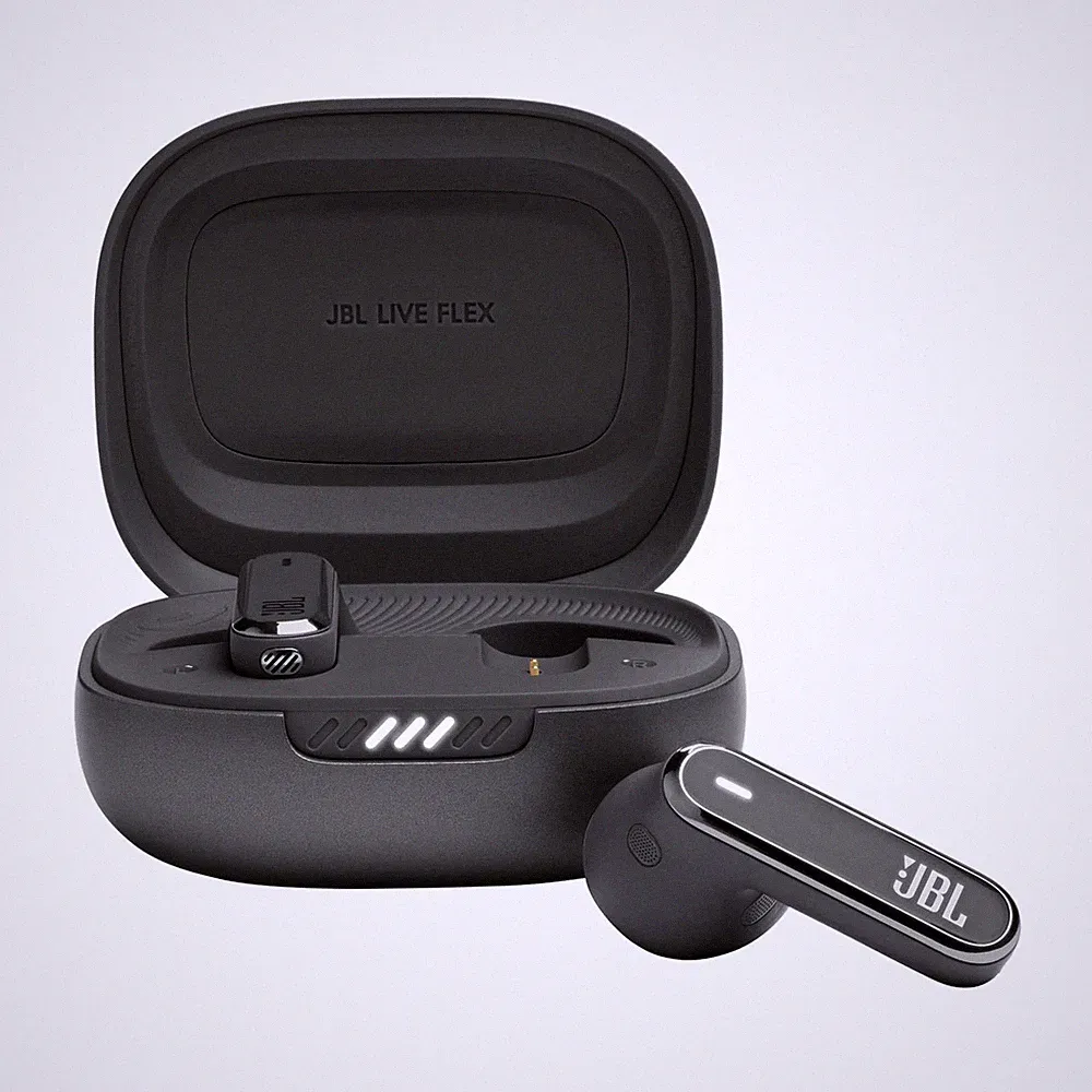 JBL Live Flex In-Ear-Bluetooth-Kopfhörer Geräuschunterdrückung schwarz