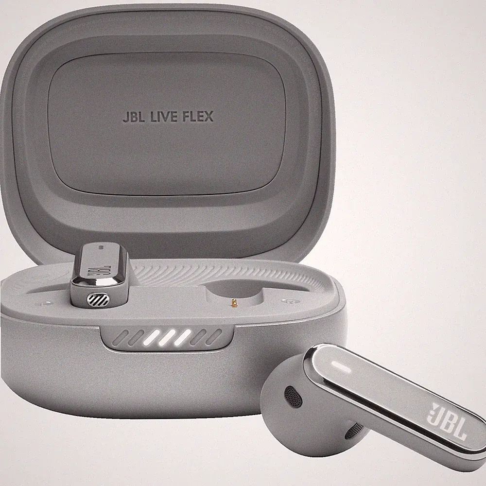 JBL Live Flex True Wireless Earbuds Set - Silber (JBLLIVEFLEXSVR) Neu UVP "149€"