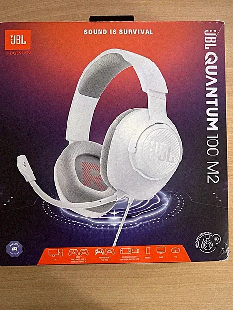 JBL Quantum 100 M2 Kopfbügel Gaming-Headset ohrumschließend 3,5mm weiß