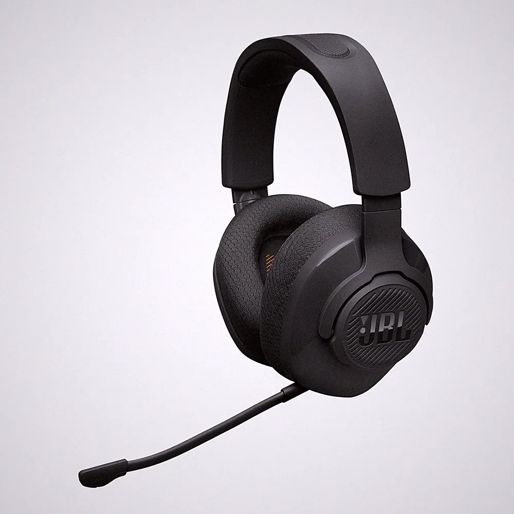 JBL Quantum 360 Kabellose Gaming-Kopfhörer Over-Ear Bluetooth 22h Akku Schwarz