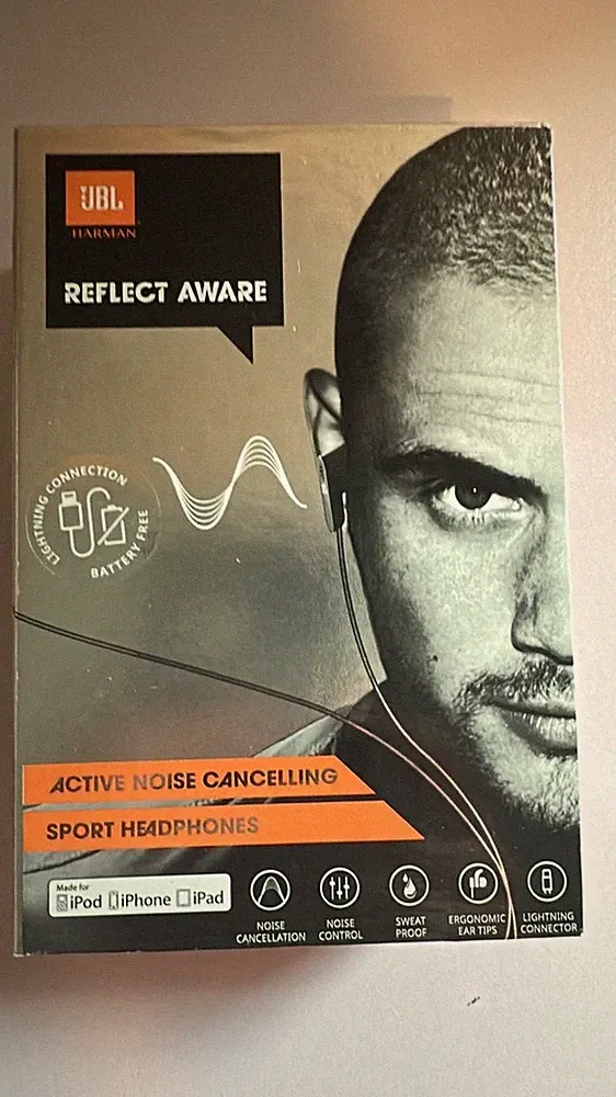 JBL Reflect Aware ANC Sport In-Ear Kopfhörer Lightning Neu OVP iPhone