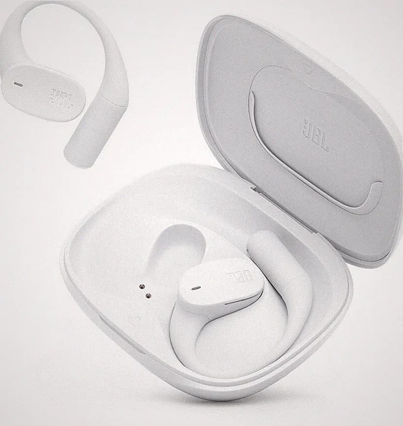 JBL Sense Lite Open-Ear Bluetooth-Kopfhörer, weiß, kabellos