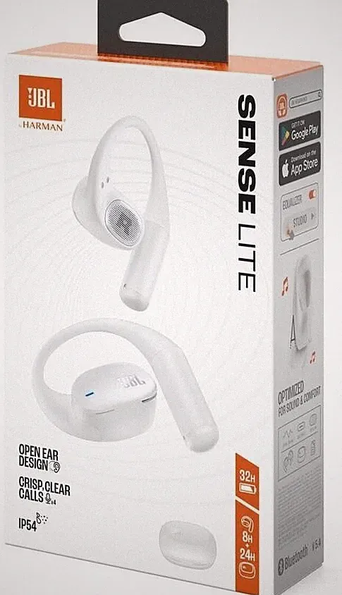 JBL Sense Lite True Wireless Open-Ear Bluetooth Kopfhörer, kabellos, weiß