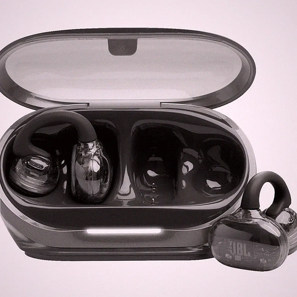 JBL Soundgear Clips Open-ear Kopfhörer Black Bluetooth True wireless