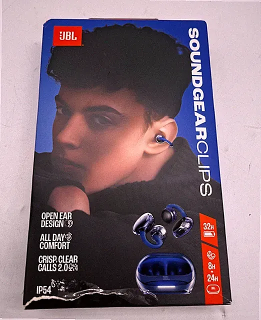 JBL Soundgear Clips True Wireless Open-Ear Headphones SonicArc #TK3083A