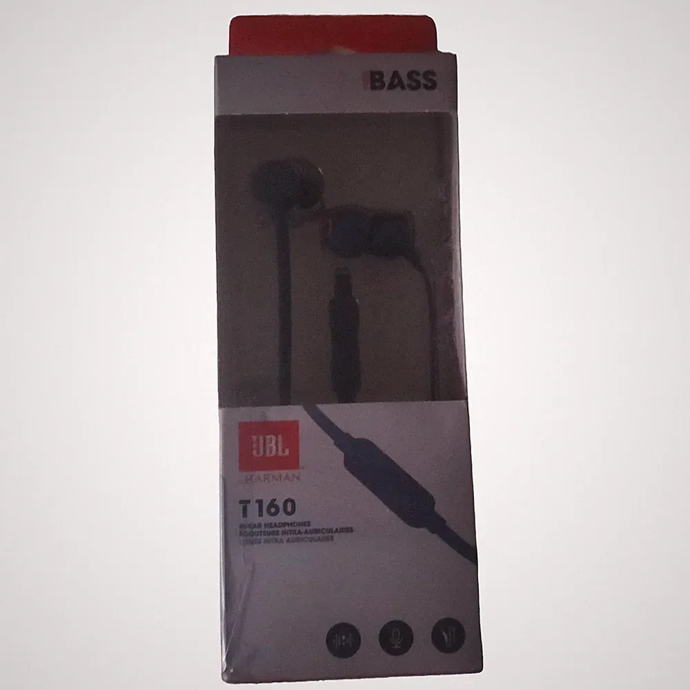 JBL T160 In-Ear Kopfhörer Kabelgebunden Schwarz Bass Headset