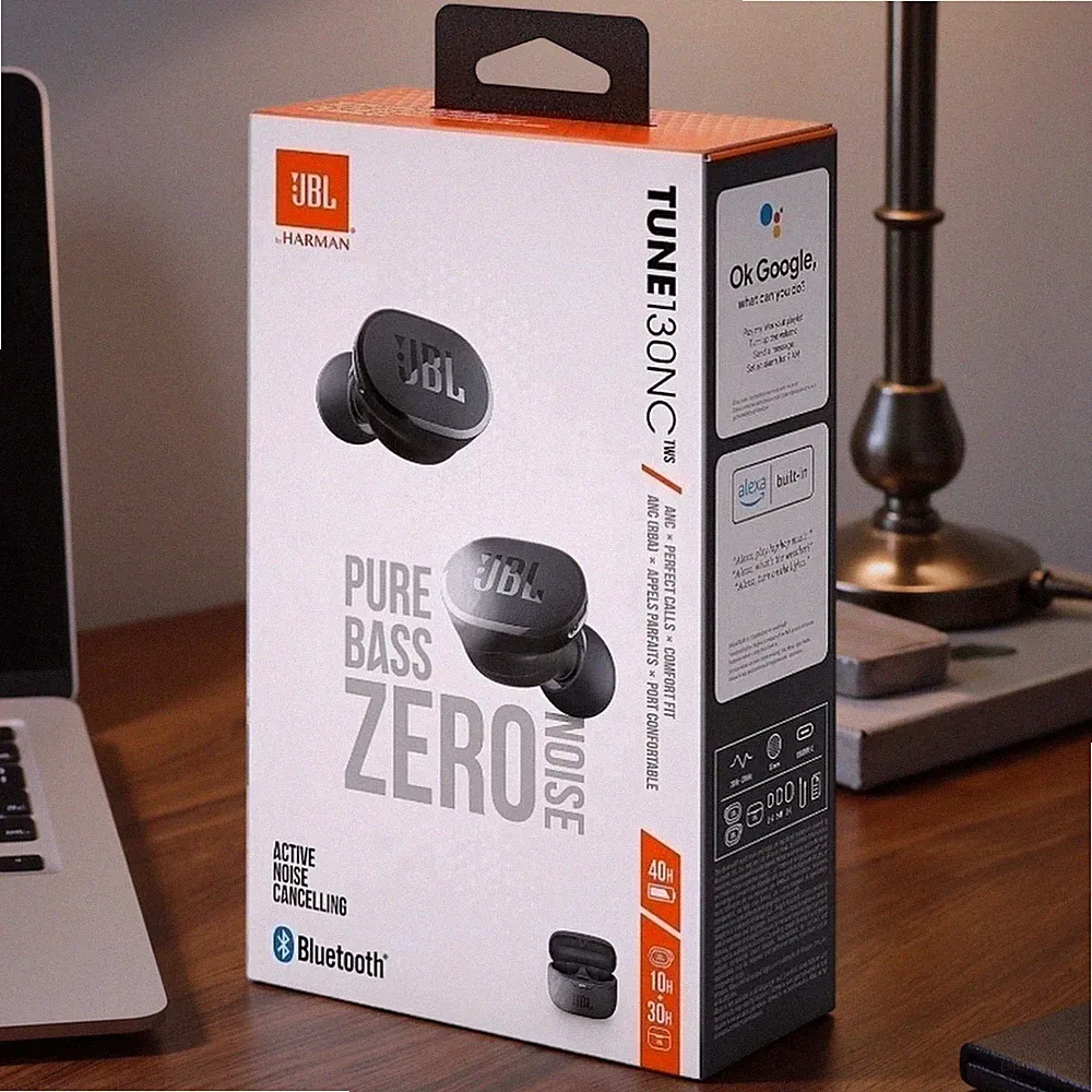 JBL Tune 130 NC TWS Schwarz – Wasserfeste, True-Wireless In-Ear-Kopfhörer