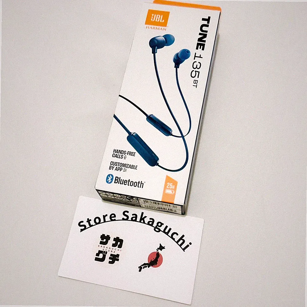 JBL Tune 135BT Kabellose Nackenbügel-Kopfhörer In-Ear-Ohrhörer mit Mikrofon...