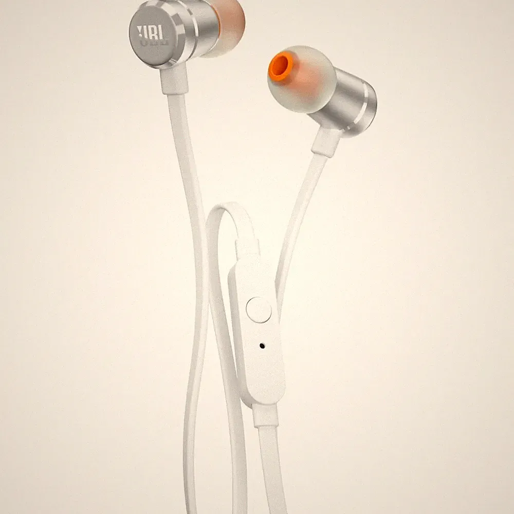 JBL Tune 290 In-ear Kopfhörer Silver kabelgebunden