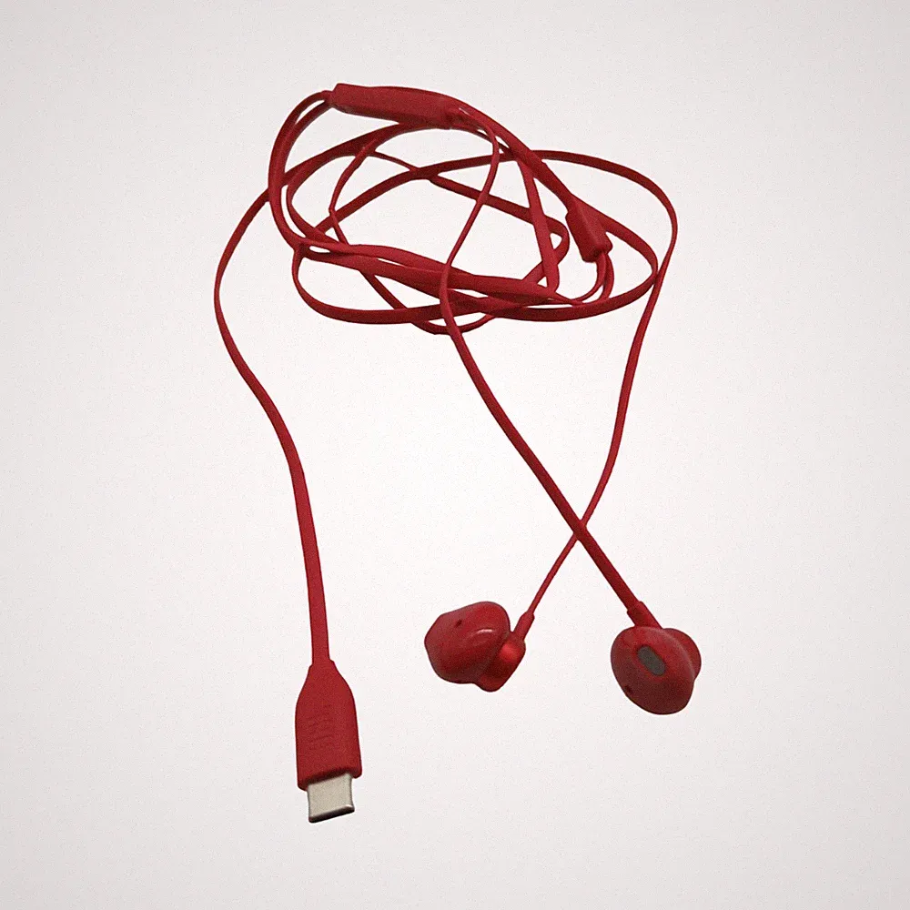 JBL Tune 305 C In-Ear Kopfhörer USB-C Mikrofon kabelgebunden rot