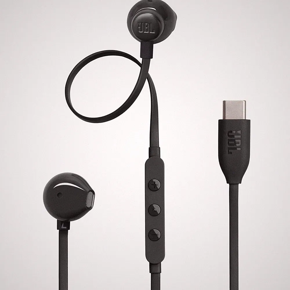 JBL TUNE 305C In-ear Kopfhörer Black Headset kabelgebunden