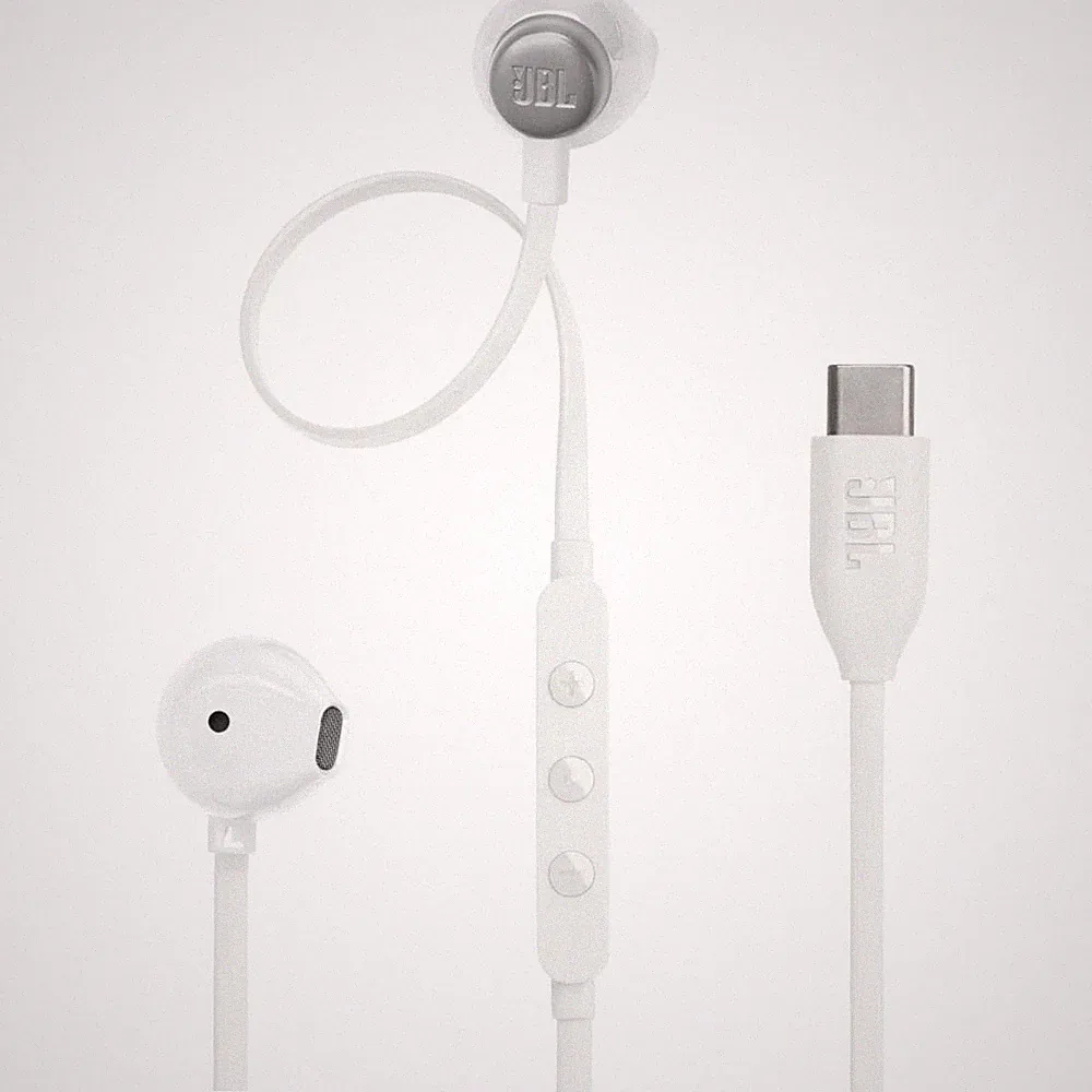 JBL TUNE 305C In-ear Kopfhörer White Headset kabelgebunden